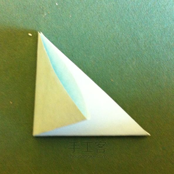 折纸四角盒 第2步
