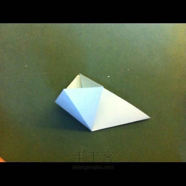折纸四角盒 第3步