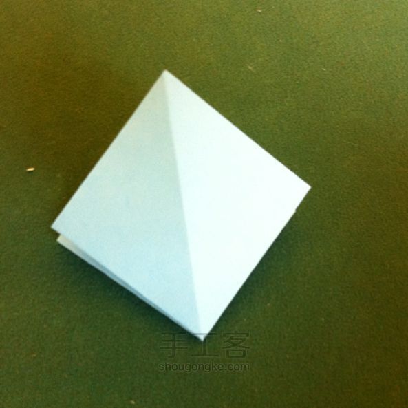 折纸四角盒 第4步