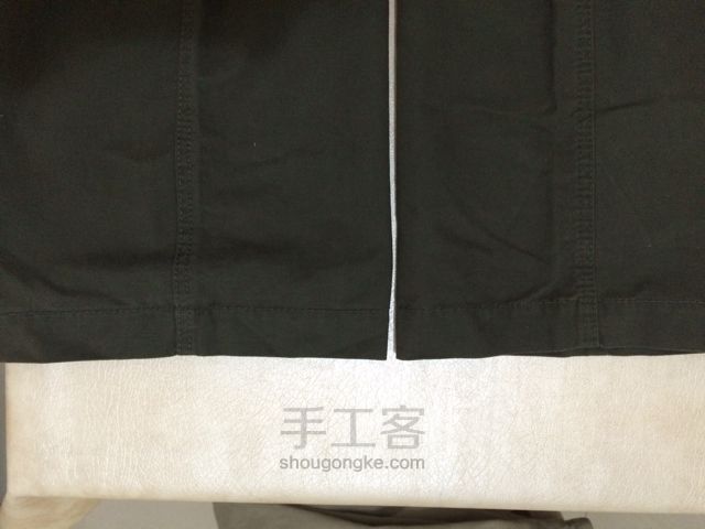 教你如何在家改裤子原边 第6步