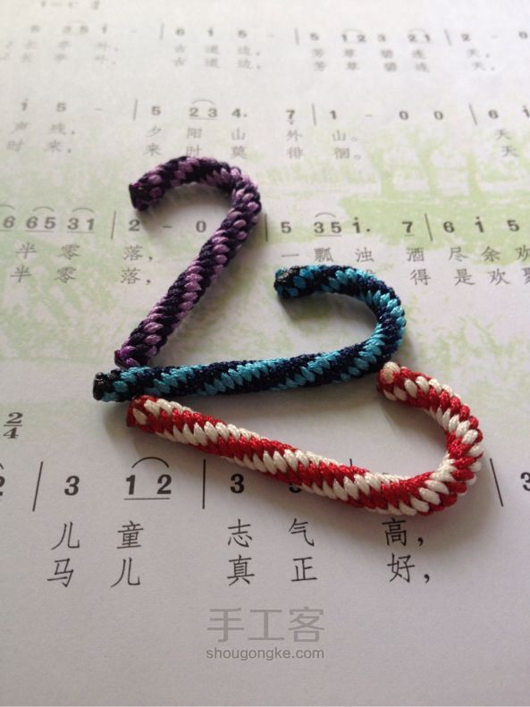 手链编织教程—第二季拓展 第9步