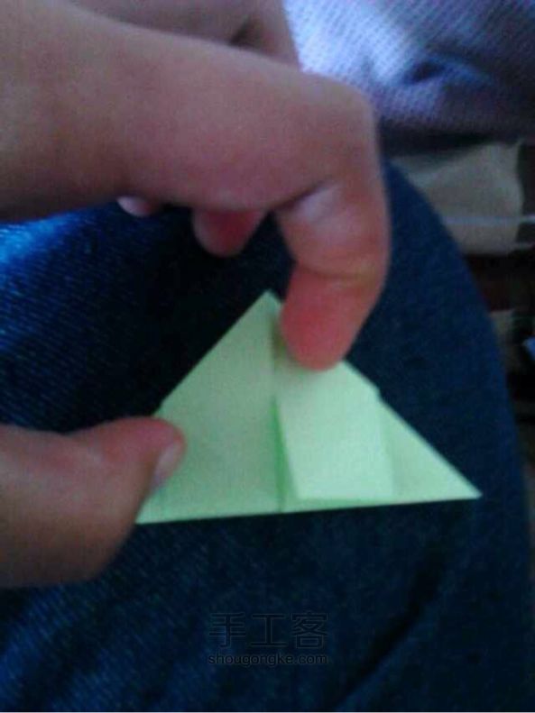 可爱的小乌龟折纸教程 第1步
