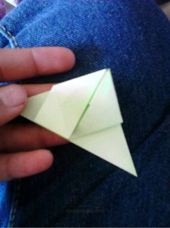 可爱的小乌龟折纸教程 第2步