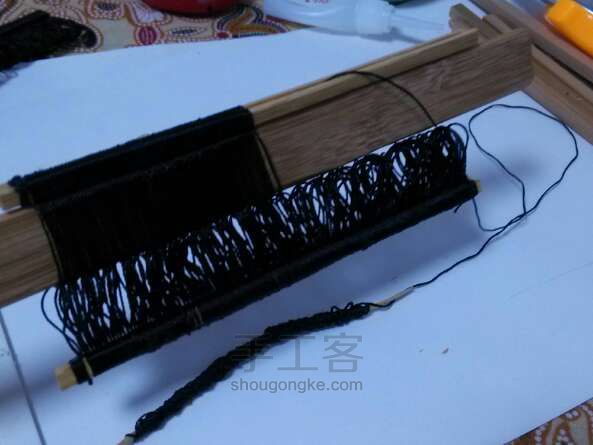 竹制 小型织布机【真的能织布】 第5步