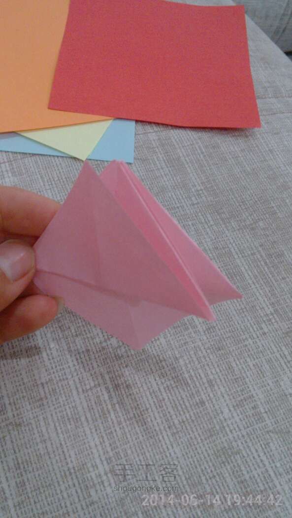 爱心折纸  『最简单款』表白方便哦！ 第6步