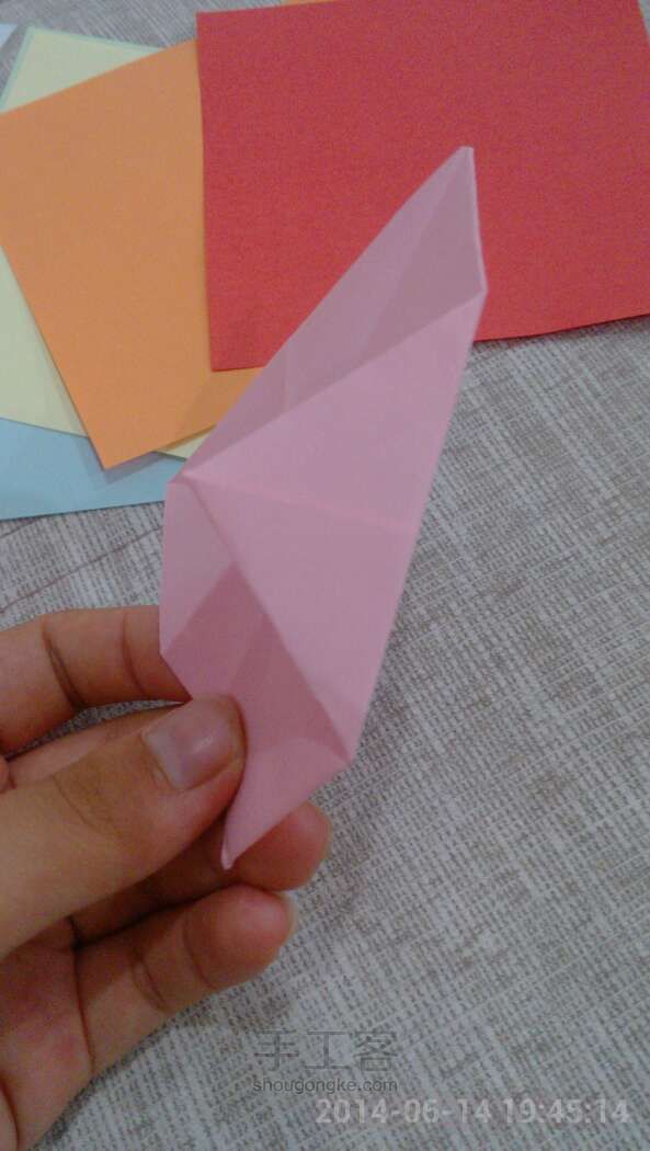 爱心折纸  『最简单款』表白方便哦！ 第8步