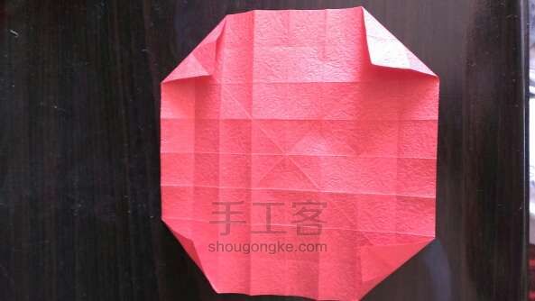 川崎玫瑰折纸教程 第4步