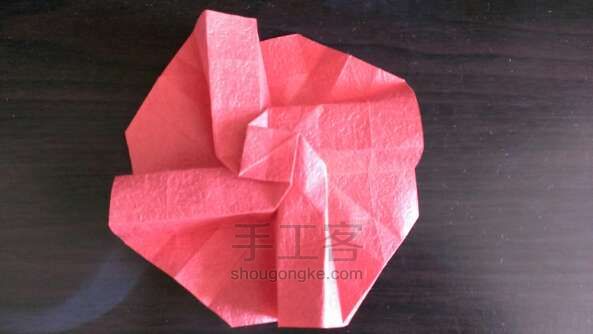 川崎玫瑰折纸教程 第10步