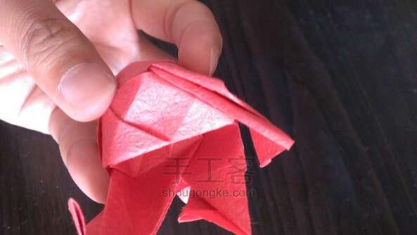 川崎玫瑰折纸教程 第19步