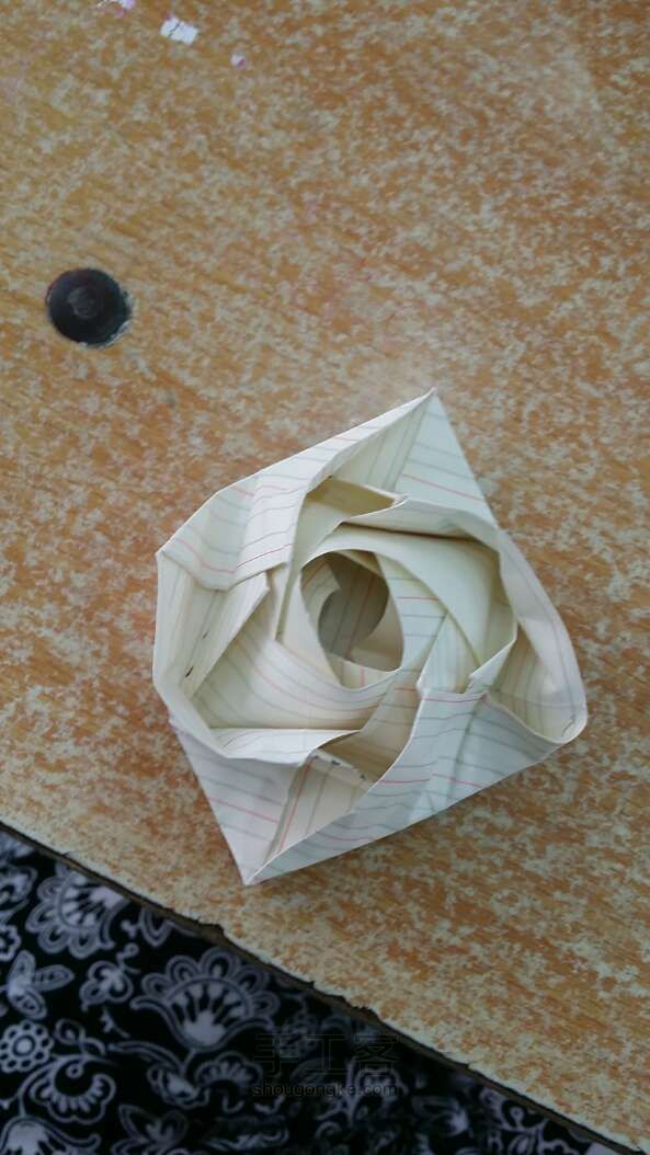 德国玫瑰Rose 折纸教程 第35步