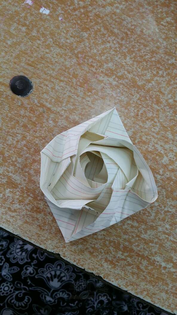 德国玫瑰Rose 折纸教程 第36步