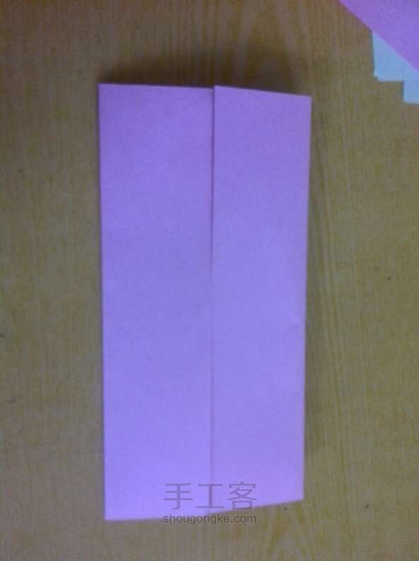 魔方玫瑰折纸教程 第4步