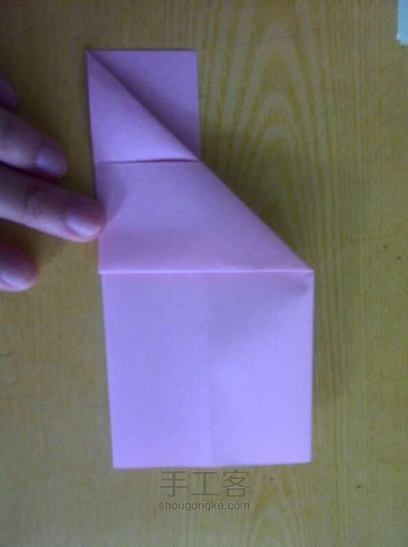 魔方玫瑰折纸教程 第5步