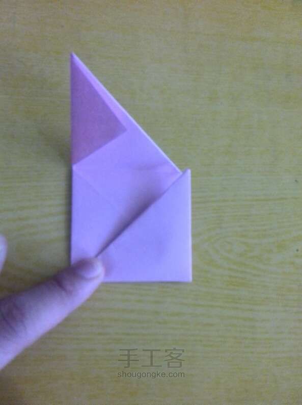魔方玫瑰折纸教程 第17步