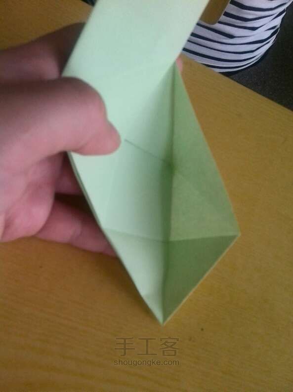 魔方玫瑰折纸教程 第27步