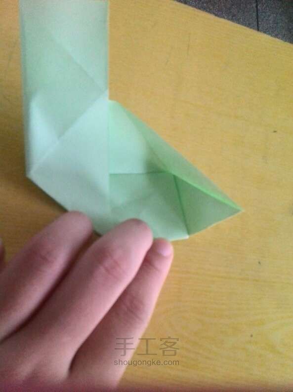 魔方玫瑰折纸教程 第29步