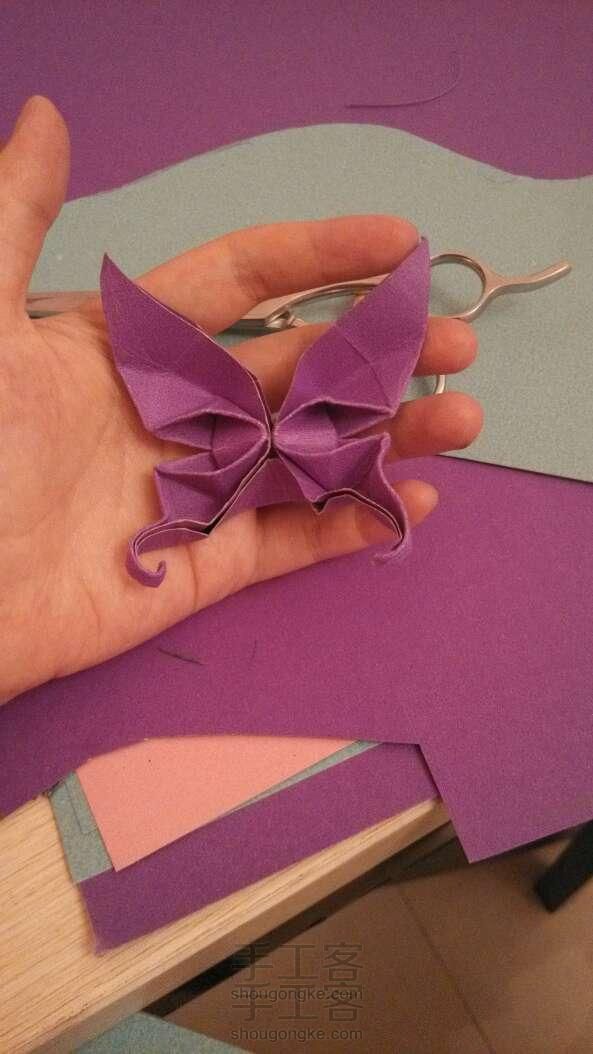美腻的蝴蝶～立体的折纸哦