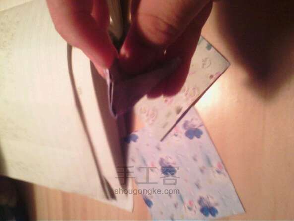 千纸鹤 折纸教程 第5步