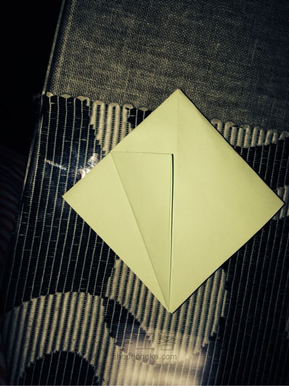 纸鹤折纸教程 第6步