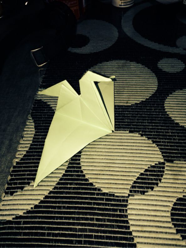 纸鹤折纸教程 第16步