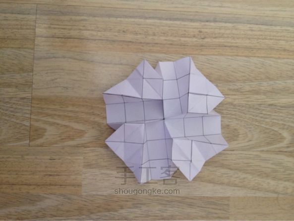 川崎玫瑰手工折纸 第11步