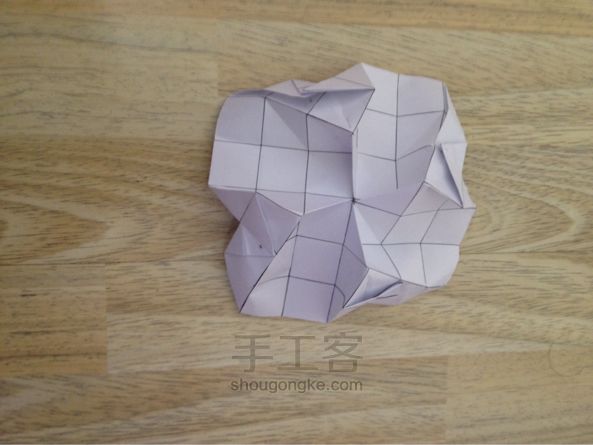 川崎玫瑰手工折纸 第16步