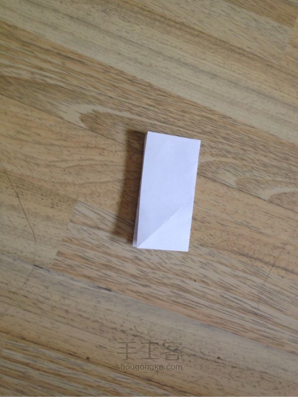 纸鹤手工折纸 第2步