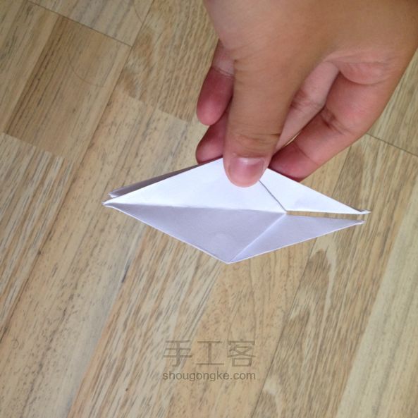 纸鹤手工折纸 第11步