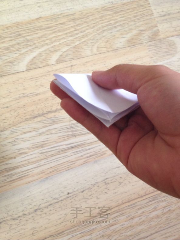 纸鹤手工折纸 第6步