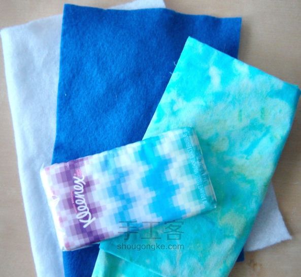 布织布纸巾包 第1步