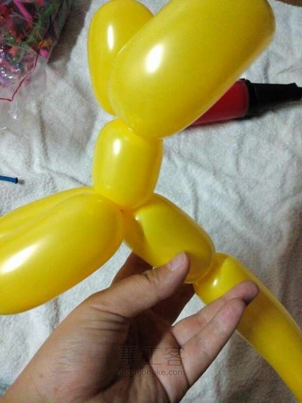 『R』小狗气球 创意手工 第19步