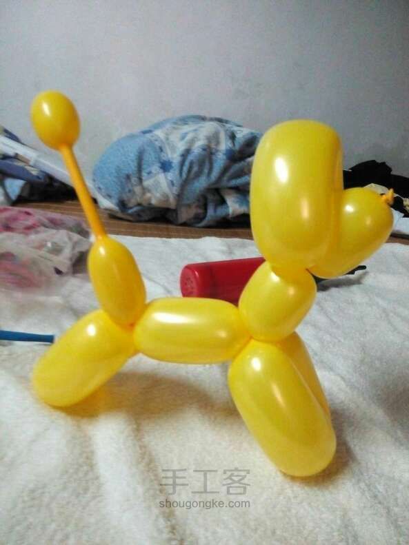『R』小狗气球 创意手工 第22步