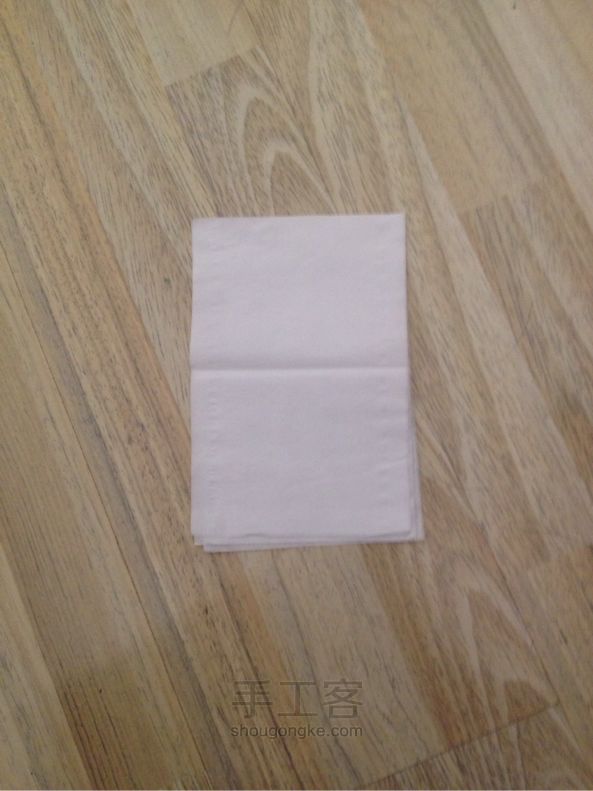 纸巾的革命创意手工 第1步