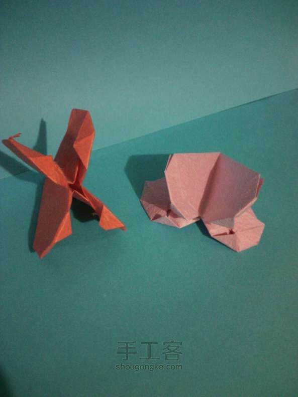 纸折爱心 折纸教程 第9步