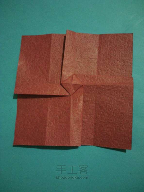 纸折川崎玫瑰 折纸教程 第9步