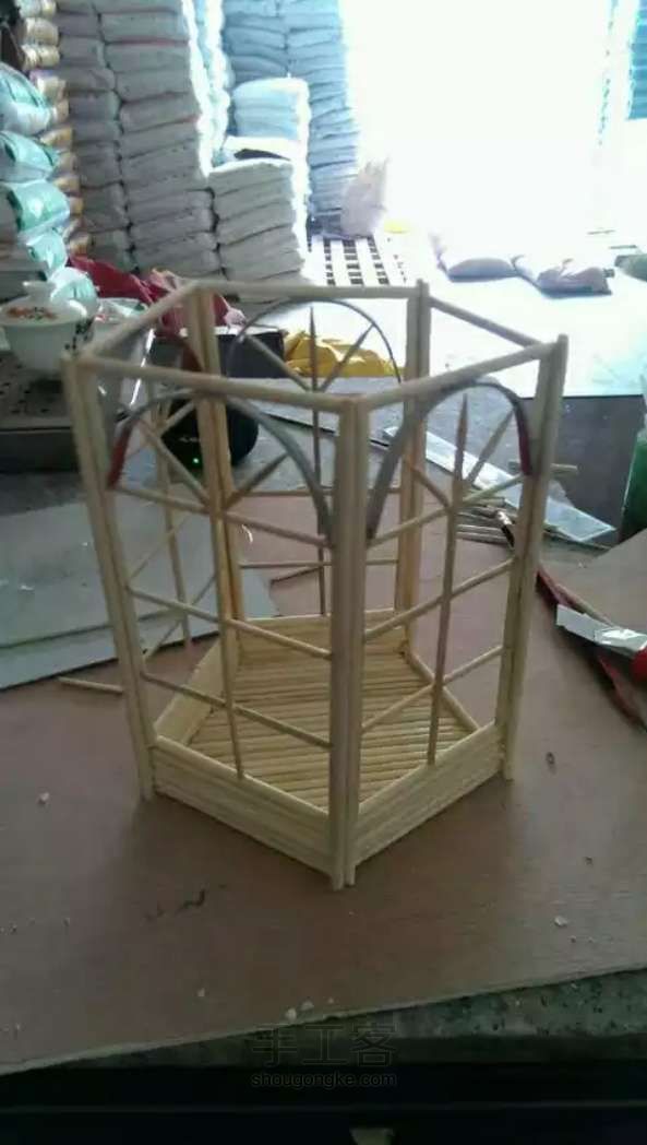 瞧瞧这DIY的竹制小房子 创意手工 第2步