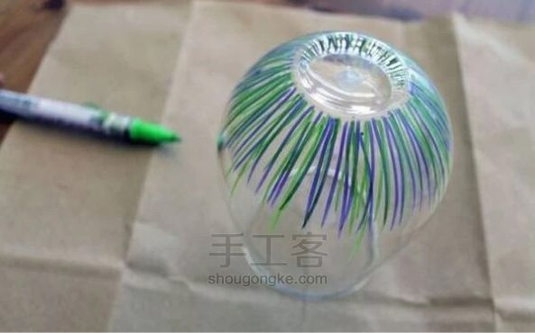 创意DIY色彩缤纷的玻璃杯 第8步