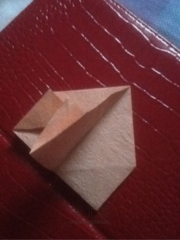 钻石玫瑰折纸教程 第7步