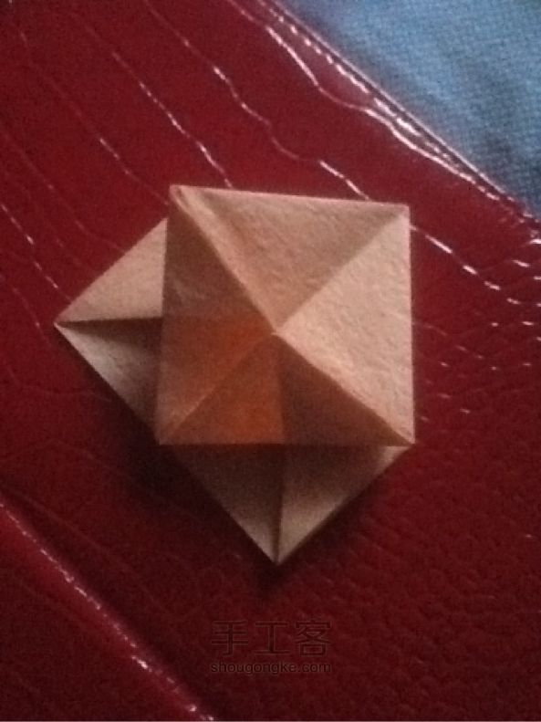 钻石玫瑰折纸教程 第9步
