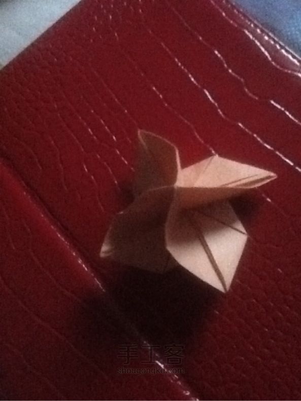钻石玫瑰折纸教程 第14步