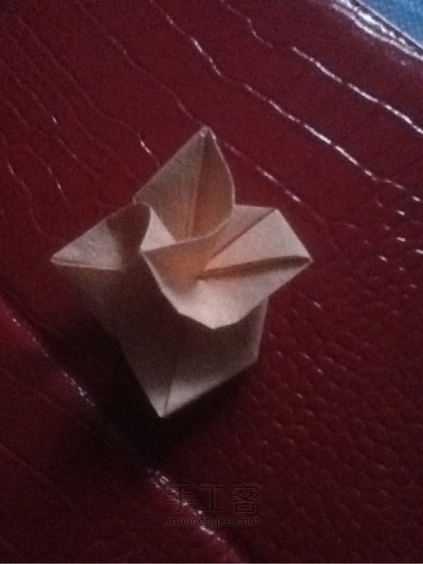 钻石玫瑰折纸教程 第15步