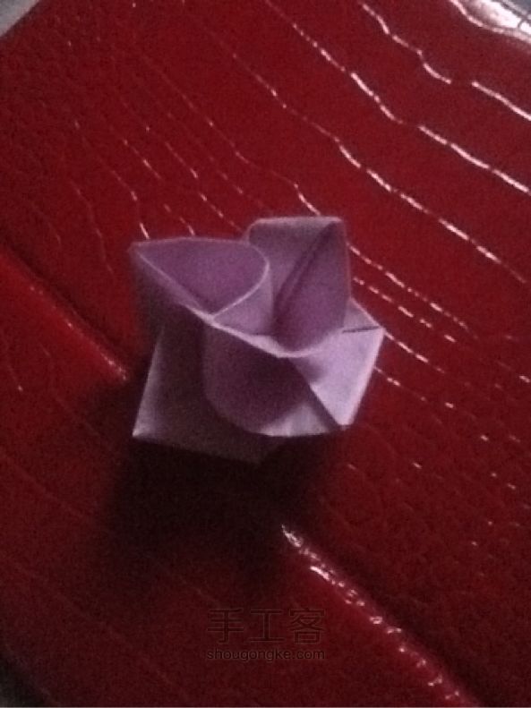 钻石玫瑰折纸教程 第16步