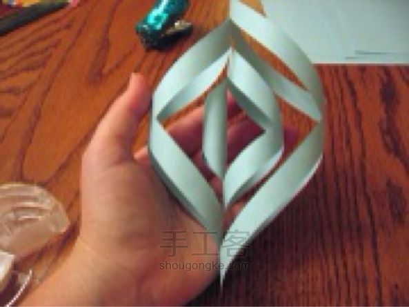 3D雪花 折纸教程 第7步
