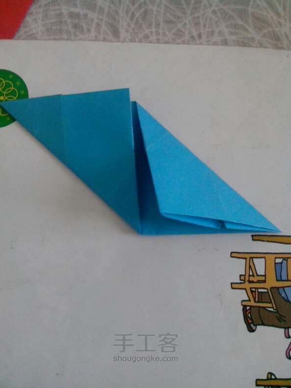 简单花球 折纸教程 第3步