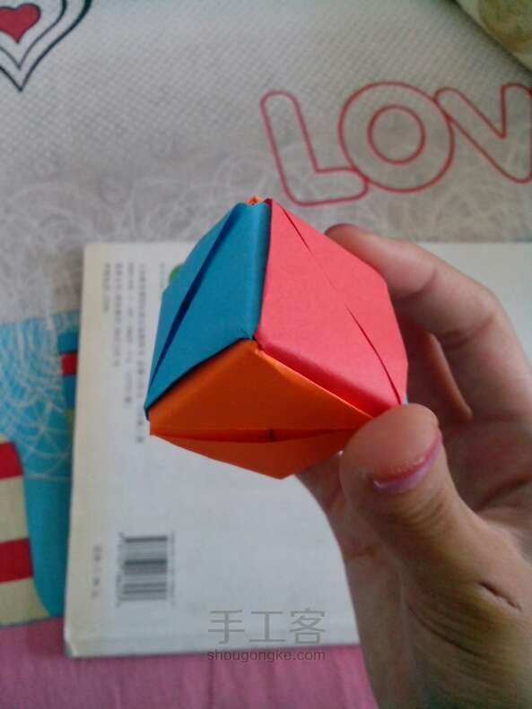 简单花球 折纸教程 第10步