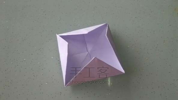 可爱的小纸盒 折纸教程 第2步