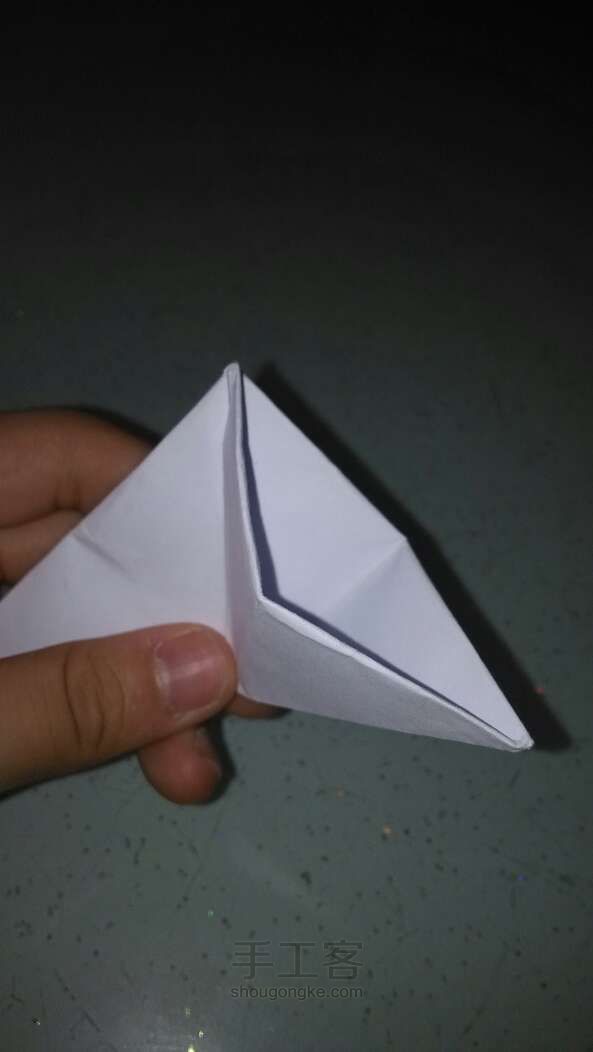 可爱的小纸盒 折纸教程 第4步