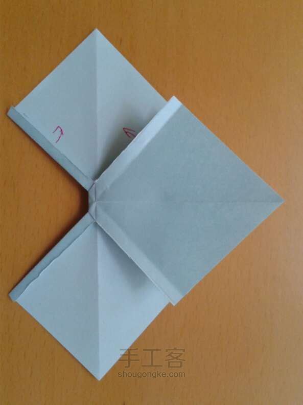 精美纸质蝴蝶结~ 折纸教程 第10步