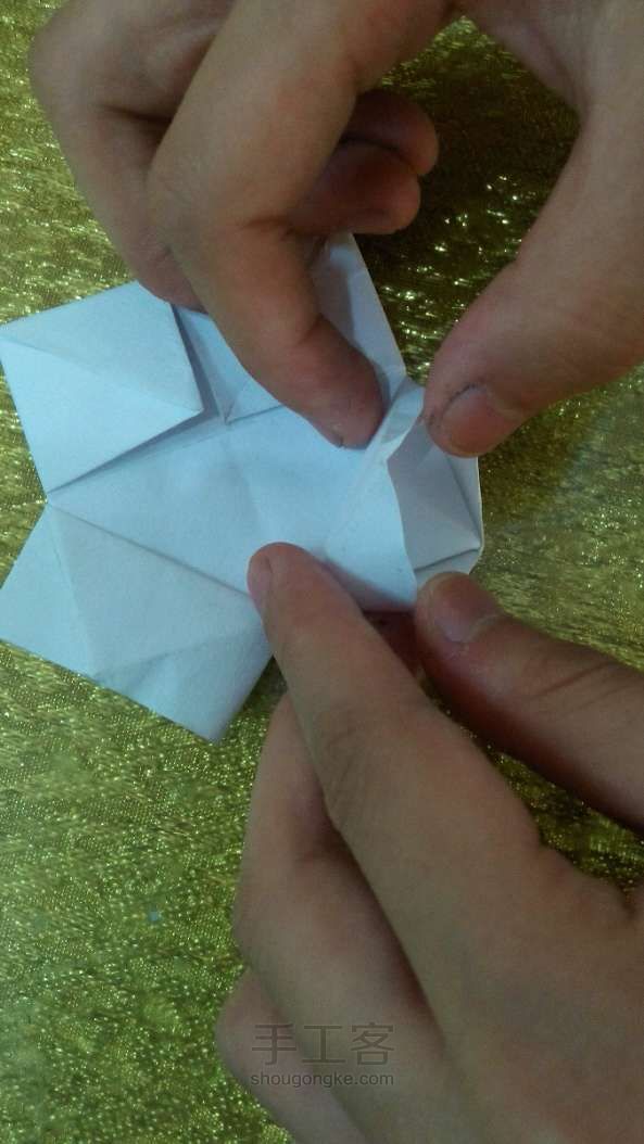 可爱的小衣服 折纸教程 第10步