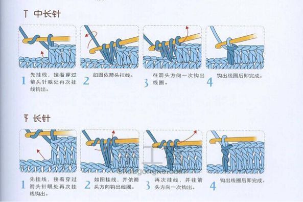 钩针基础教程 第6步